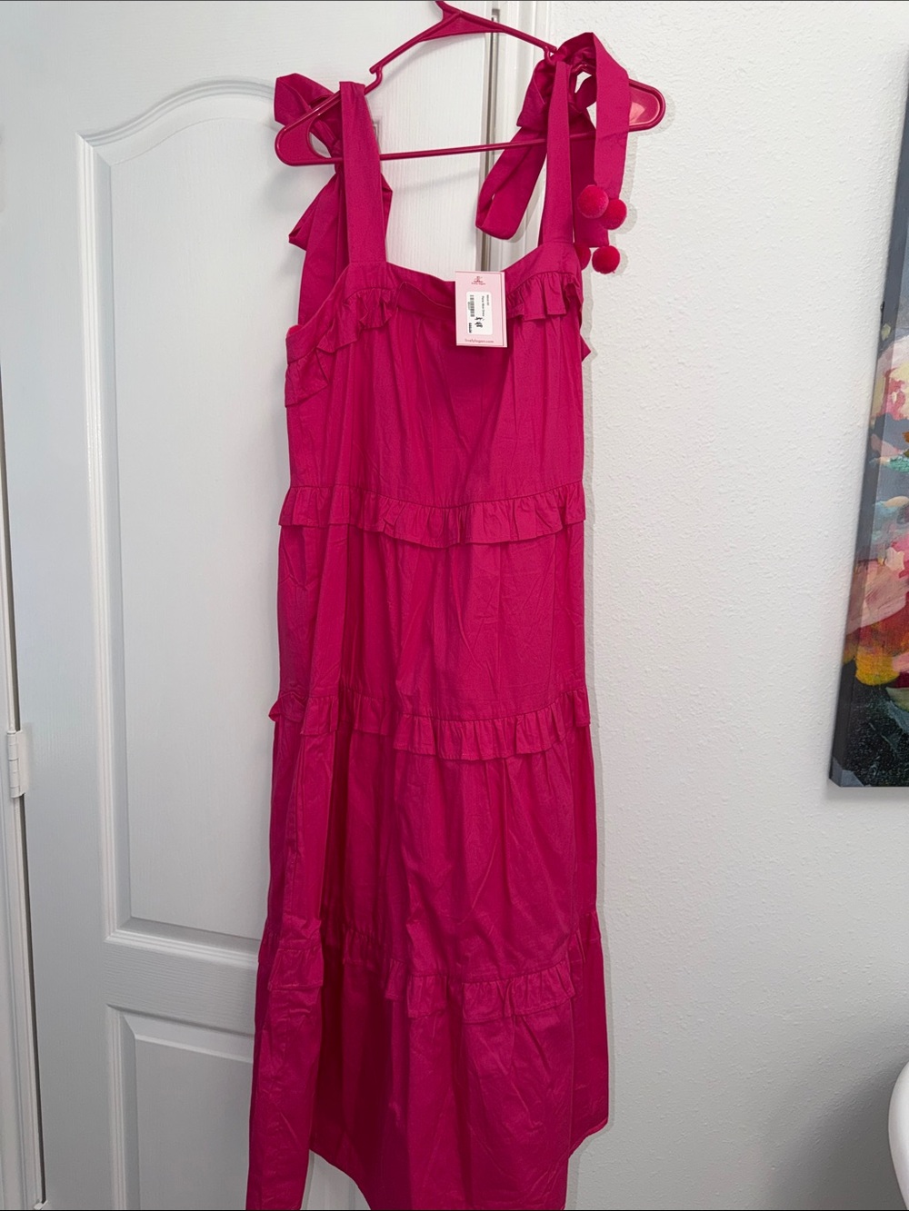 TCEC Hot Pink Maxi Dress